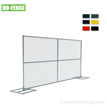 Pannello di recinzione temporaneo in metallo